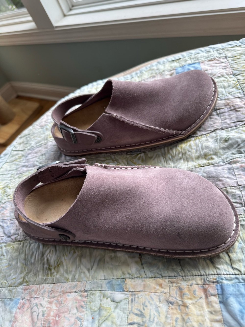 Birkenstock Women's Lutry Suede Clogs in Faded Purple - Picture 4 of 8
